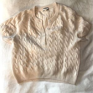 Jcrew Cashmere short sleeve sweater